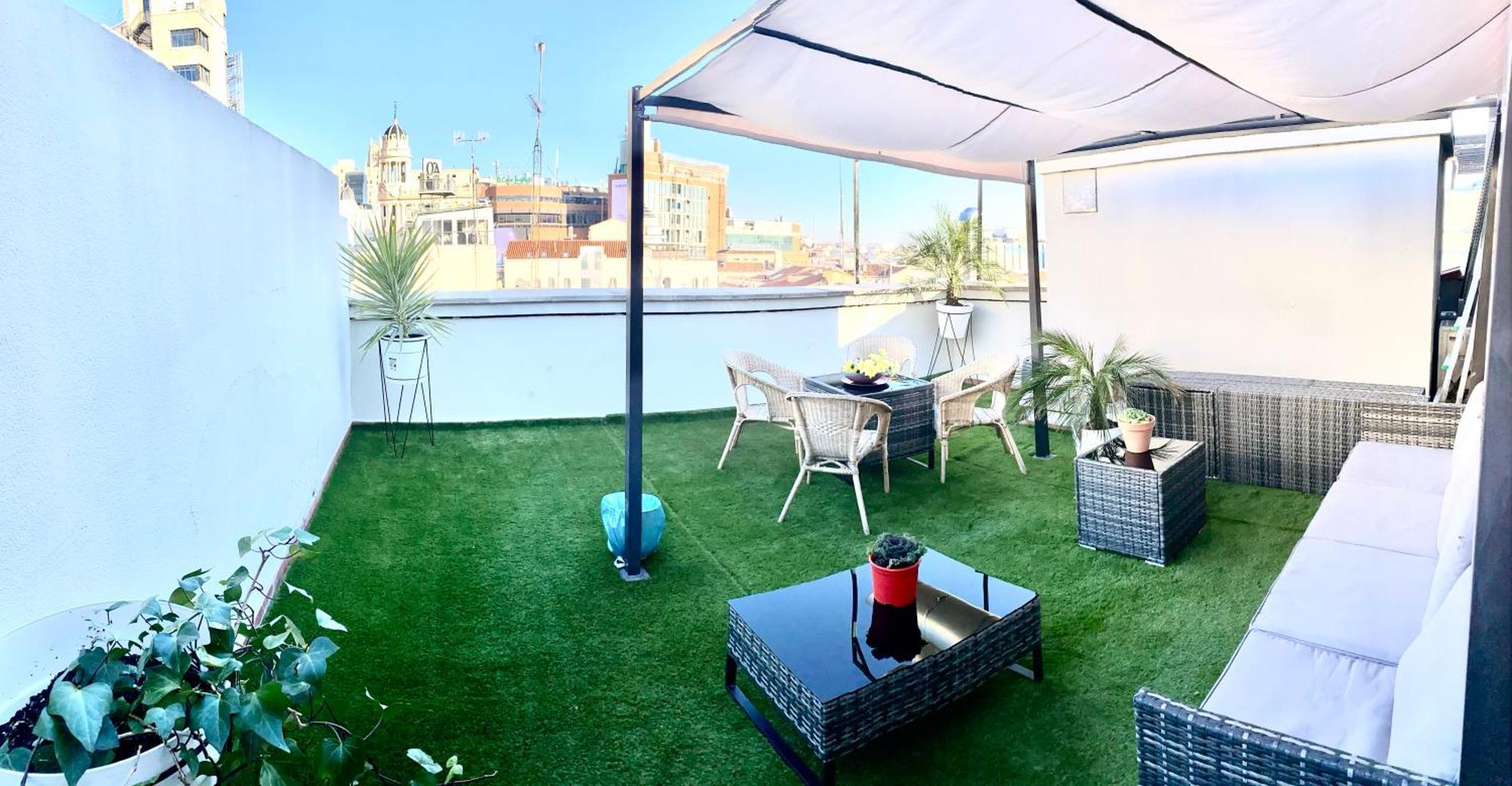 Appartamento Penthouse Madrid View Esterno foto