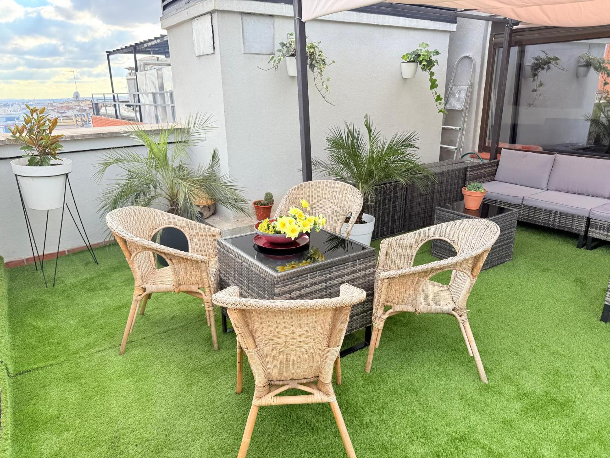 Appartamento Penthouse Madrid View Esterno foto